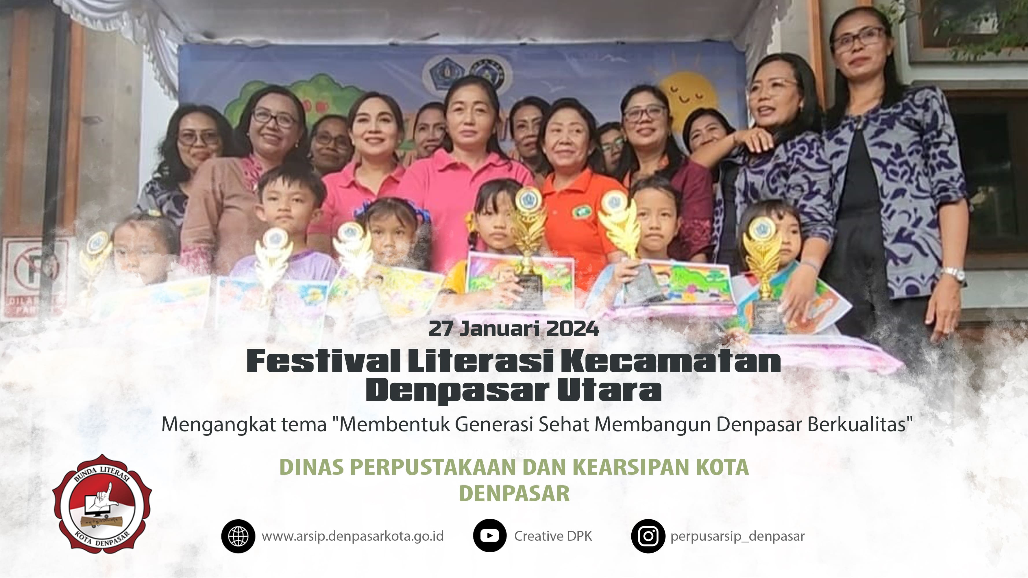 Festival Literasi Kecamatan Denpasar Utara Tahun 2024